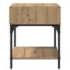 vidaXL Nachttisch Artisan-Eiche 40 x 40 x 50 cm Holzwerkstoff
