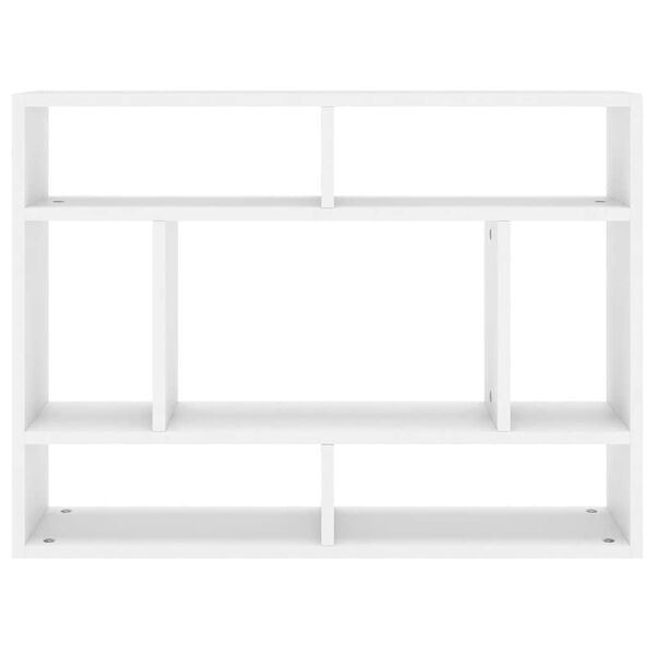 vidaXL Wandregal Wei&szlig; 75x16x55 cm Holzwerkstoff