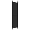 vidaXL 3-tlg. Paravent Schwarz 150x220 cm Stoff