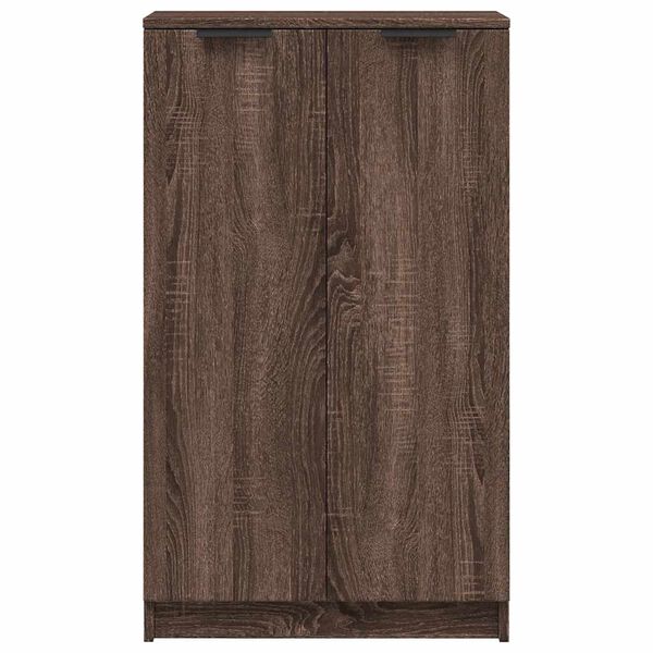 vidaXL Schuhregal Braun Eichen-Optik 59x35x100 cm Holzwerkstoff