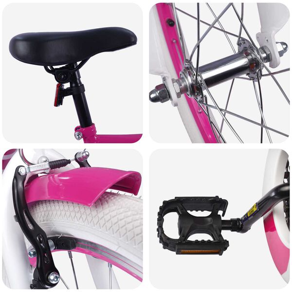 vidaXL Kinderfahrrad 20 Zoll f&uuml;r 6-11 Jahre alt Rosa
