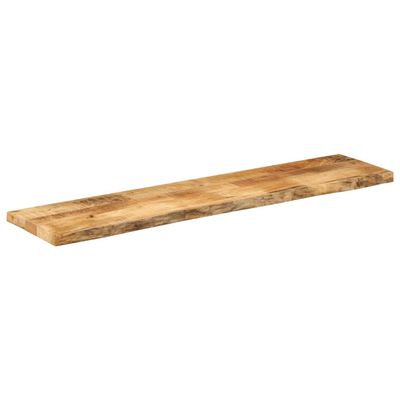 vidaXL Tischplatte 180x20x2,5 cm Baumkante Massivholz Raues Mangoholz