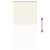 vidaXL Verdunkelungsrollo Cremewei&szlig; 80x175cm Stoffbreite 75,7 cm