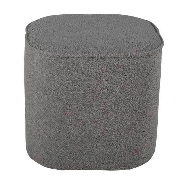 Venture Home Hocker Piff 44x44x41 cm Teddy Grau