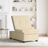 vidaXL Schlafsofa Creme 194 x 50 x 82 cm Sperrholz