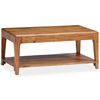 vidaXL Couchtisch Massivholz 88x50x38 cm