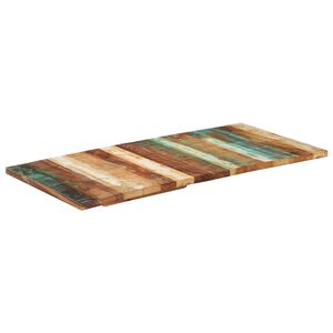 vidaXL Tischplatte Rechteckig 60x120 cm 25-27 mm Altholz Massiv