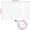 vidaXL Zaun mit Pfosten Grau 1,2 x 100 m Stahl und PVC