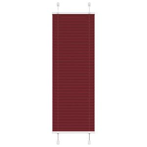 vidaXL Plissee Bordeauxrot 40x100 cm Stoffbreite 39,4 cm Polyester