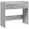 vidaXL Konsolentisch Grau Sonoma 90 x 35 x 80 cm Holzwerkstoff