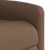 vidaXL Relaxsessel Elektrisch Braun Stoff