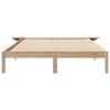 vidaXL Bettgestell mit Nachttischen Natur 160 x 210 cm