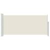 vidaXL Ausziehbare Seitenmarkise 140x300 cm Creme