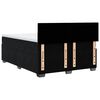 vidaXL Boxspringbett mit Matratze Schwarz 140x190 cm Samt