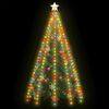 vidaXL Weihnachtsbaum-Lichternetz mit 250 LEDs Mehrfarbig 250 cm