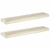 vidaXL Palettenkissenset 2 Stk. Oxford-Stoff Creme 180 x 40 x 8 cm