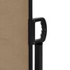 vidaXL Seitenmarkise Ausziehbar Taupe 180x600 cm