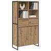 vidaXL Sideboard 2 pcs Kunsthandwerk Eiche 81 x 36 x 150.5 cm