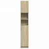 vidaXL Badezimmerschrank Sonoma-Eiche 32x25,5x190 cm Holzwerkstoff