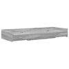 vidaXL Bettrahmen mit Kopfteil Graues Sonoma 70 x 190 cm Holzwerkstoff