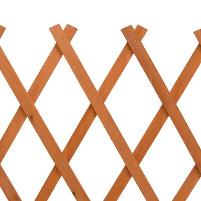 vidaXL Garten-Rankzaun Orange 150x80 cm Massivholz Tanne
