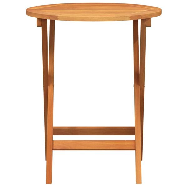 vidaXL Gartentisch Natur 60 x 60 x 72 cm Massivholz Akazie