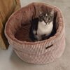 Designed by Lotte Katze Korb Gerippt Rosa 50x35 cm