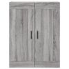 vidaXL Highboard Grau Sonoma 69,5x34x180 cm Holzwerkstoff