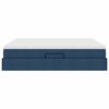 vidaXL Aufbewahrungsbett mit Matratze Blau 180 x 200 cm Polyester