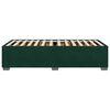 vidaXL Bettgestell ohne Matratze Dunkelgr&uuml;n 100x200 cm Samt
