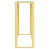 vidaXL Konsolentisch 110x30x70 cm Edelstahl und Glas