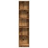 vidaXL B&uuml;cherregal Altholz-Optik 40x24x176 cm Holzwerkstoff