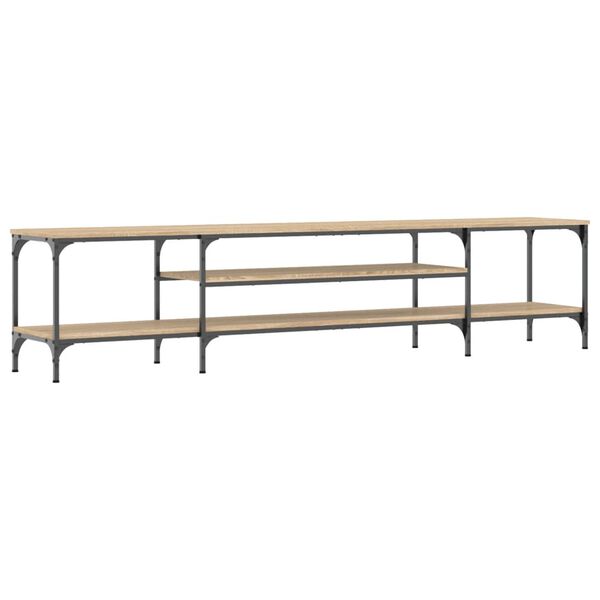 vidaXL TV-Schrank Sonoma-Eiche 201x35x45 cm Holzwerkstoff & Eisen