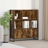 vidaXL B&uuml;cherregal 2 pcs Raucharbe 99,5 x 30 x 108 cm Holzwerkstoff