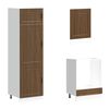 vidaXL 7-tlg. K&uuml;chenschrank-Set Porto Braun Eichen-Optik Holzwerkstoff
