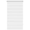 vidaXL Zebra-Rollo 70,9 x 120 cm, Stoffbreite 66,7 cm, Wei&szlig;