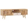 vidaXL TV-Schrank 140&times;30&times;45 cm Massivholz Mango