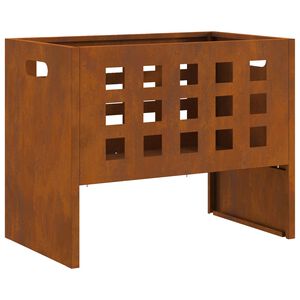 vidaXL Feuerstelle Braun 50 x 30 x 40 cm Stahl