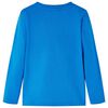 Kinder-Langarmshirt Kobaltblau 128