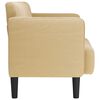 vidaXL Zweisitzer-Sofa Graugr&uuml;n 109 cm Cordstoff