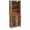 vidaXL Highboard Altholz 69,5 x 32,5 x 180 cm Holzwerkstoff