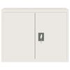 vidaXL Aktenschrank Wei&szlig; 90x40x110 cm Stahl