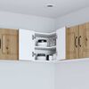 vidaXL K&uuml;chenschrank mit Speicher Kalmar Artisan-Eiche 57 x 57 x 40 cm