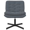 vidaXL Drehender Entspannungsstuhl Dunkelgrau 63 x 75 x 76 cm Samt