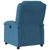 vidaXL Relaxsessel Blau Samt