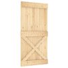vidaXL T&uuml;r NARVIK 100x210 cm Massivholz Kiefer