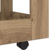 vidaXL Schreibtischwagen Artisan-Eiche 60 x 45 x 60 cm Holzwerkstoff