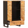 vidaXL Aufbewahrung Highboard Braun 60 x 33 x 100 cm Massivholz Mango