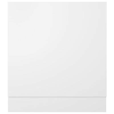 vidaXL Geschirrspülerblende Weiß 59,5x3x67 cm Holzwerkstoff