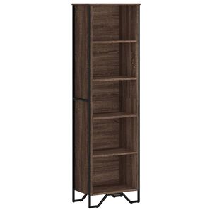 vidaXL B&uuml;cherregal Braun Eichen-Optik 50x31x169 cm Holzwerkstoff